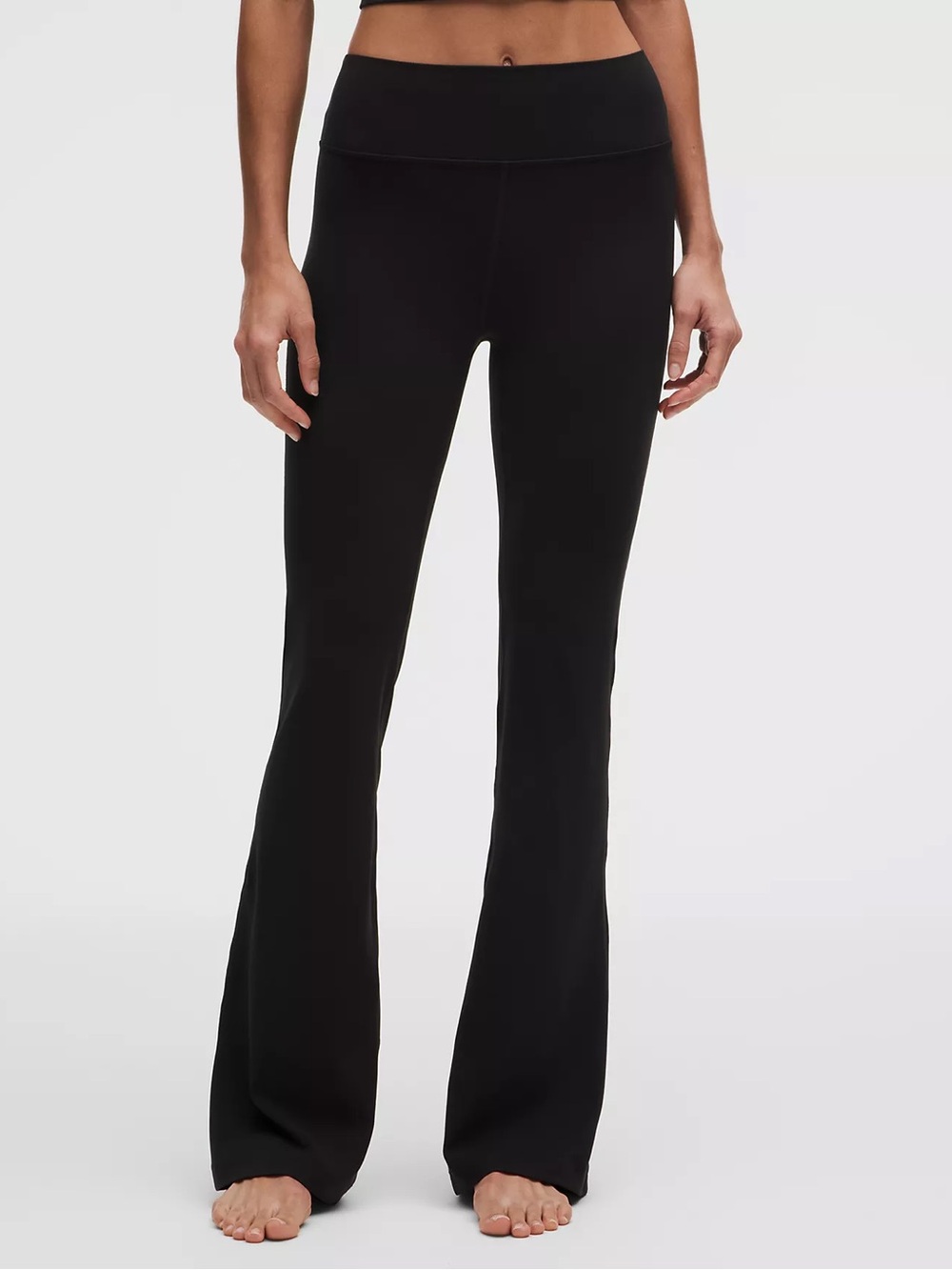 Lululemon black groove nulu flared leg yoga pants